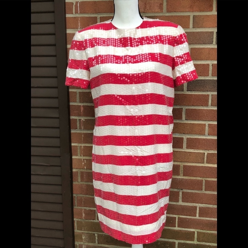 100% Silk Sequin Dress